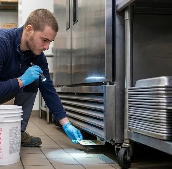 Expert EfikLean traitant une infestation de cafards